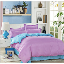 Hoja de cama de color para uso doméstico conjunto de ropa de cama de regalo